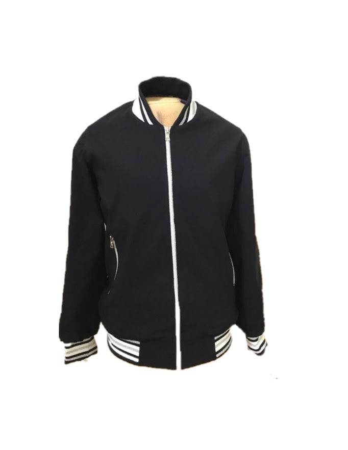 Black Women's Bomber Jacket