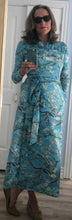 A Line Van Gogh Almond Blossom Wrap Dress